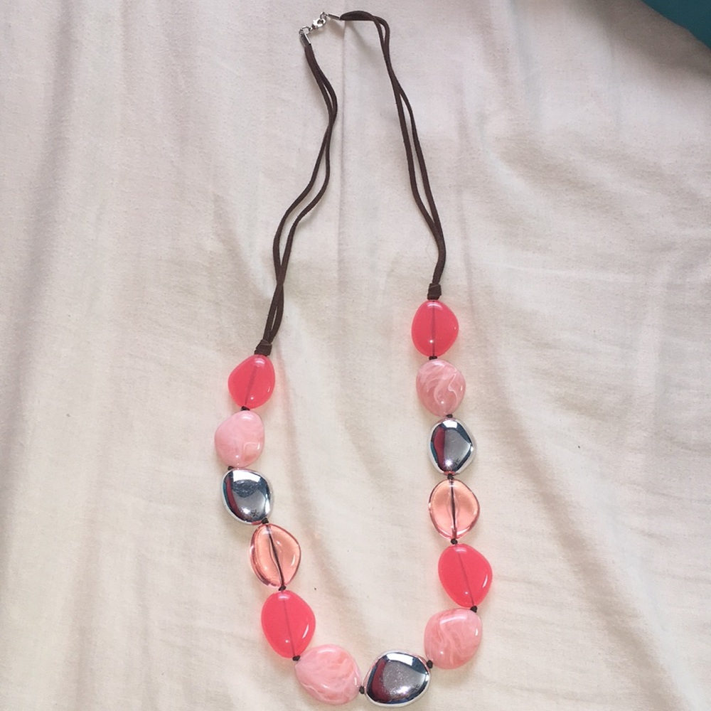 Pink Beaded Necklace